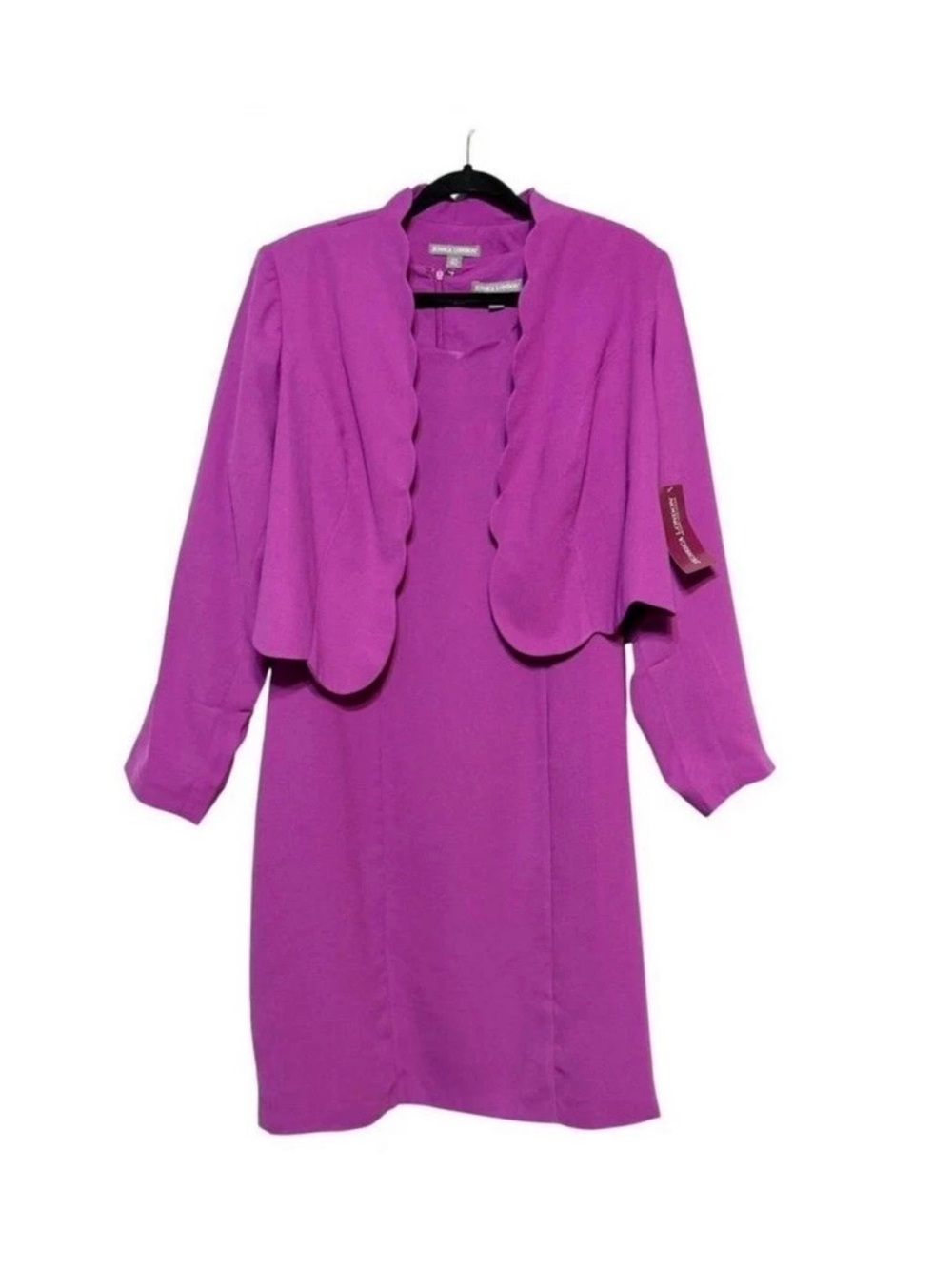 Jessica London purple dress with matching jacket size  16W new with tags.
